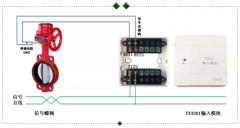 泰和安TX3201输入模块接信号蝶阀