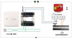 泰和安TX3201输入模块接风阀接线图